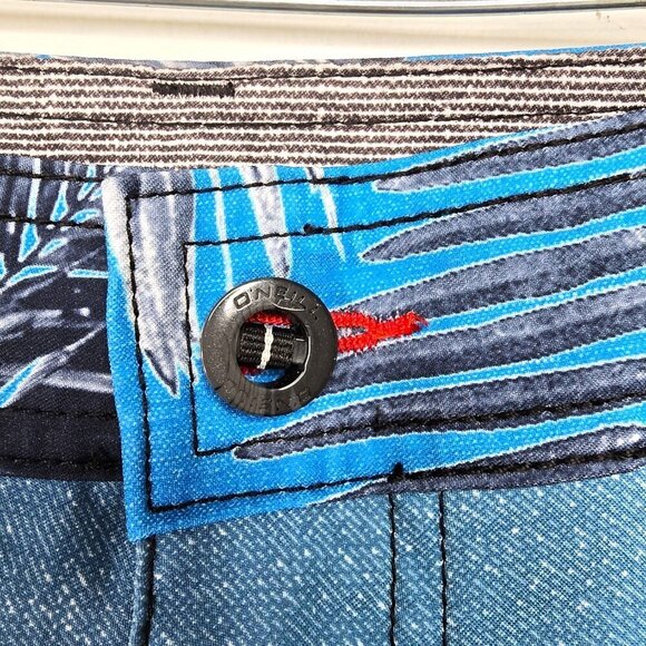 O'Neill Riley Hybrid Palm Color block Board shorts Quick Dry Swim Trunks - Picture 5 of 11